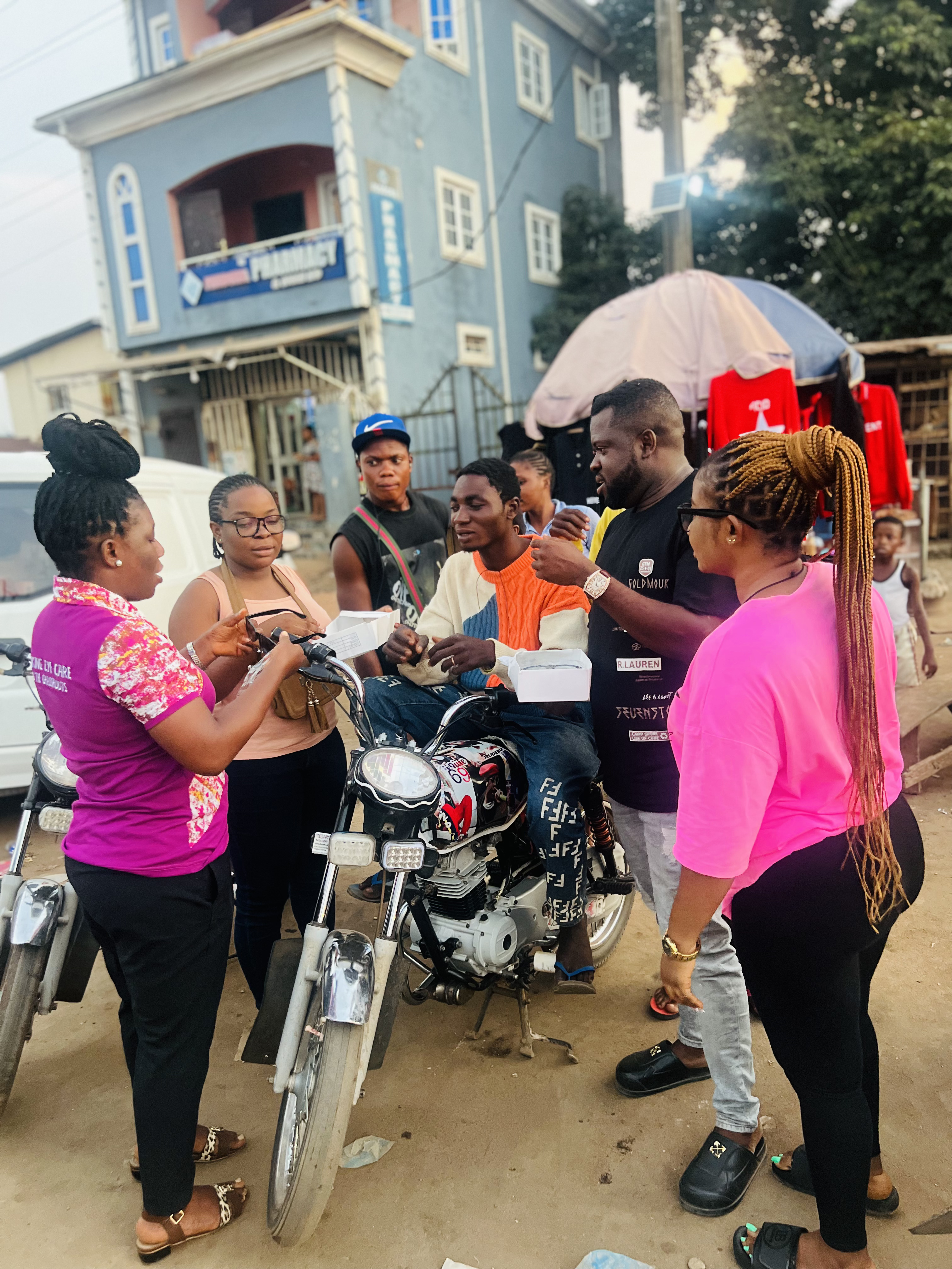 Owerri Municipal Motorcycle Riders Free Sunglasses & Eye Health Awareness 2023